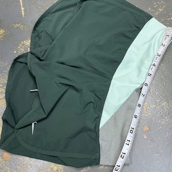 Nike Flex 4” Running Shorts 520308-332 XS Green Grey Mint Tennis Ace Court - Picture 9 of 13